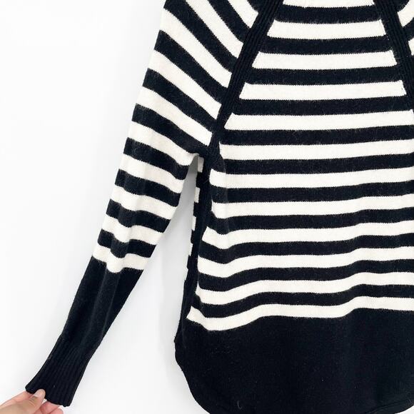 By Anthropologie Womens Fall Rebekah Cozy Knit Striped Tunic Sweater Size XS - Picture 7 of 8